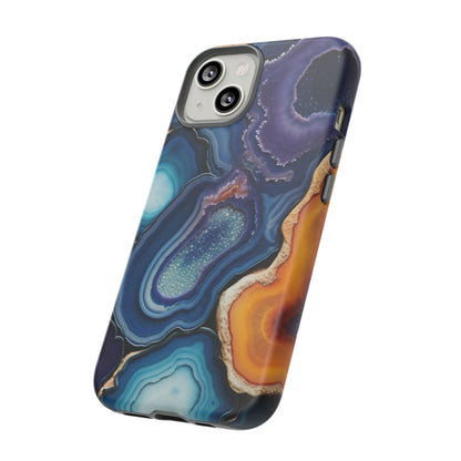 Agate Slice Geode Elegance: Natural Beauty Phone Case