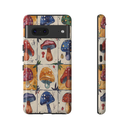 Trippy Magic Mushroom Toadstools Phone Case