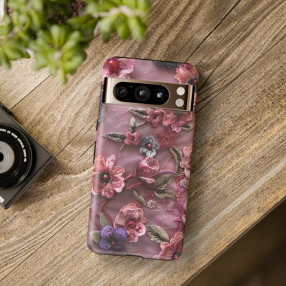 Coquette Aesthetic Floral Art Phone Case