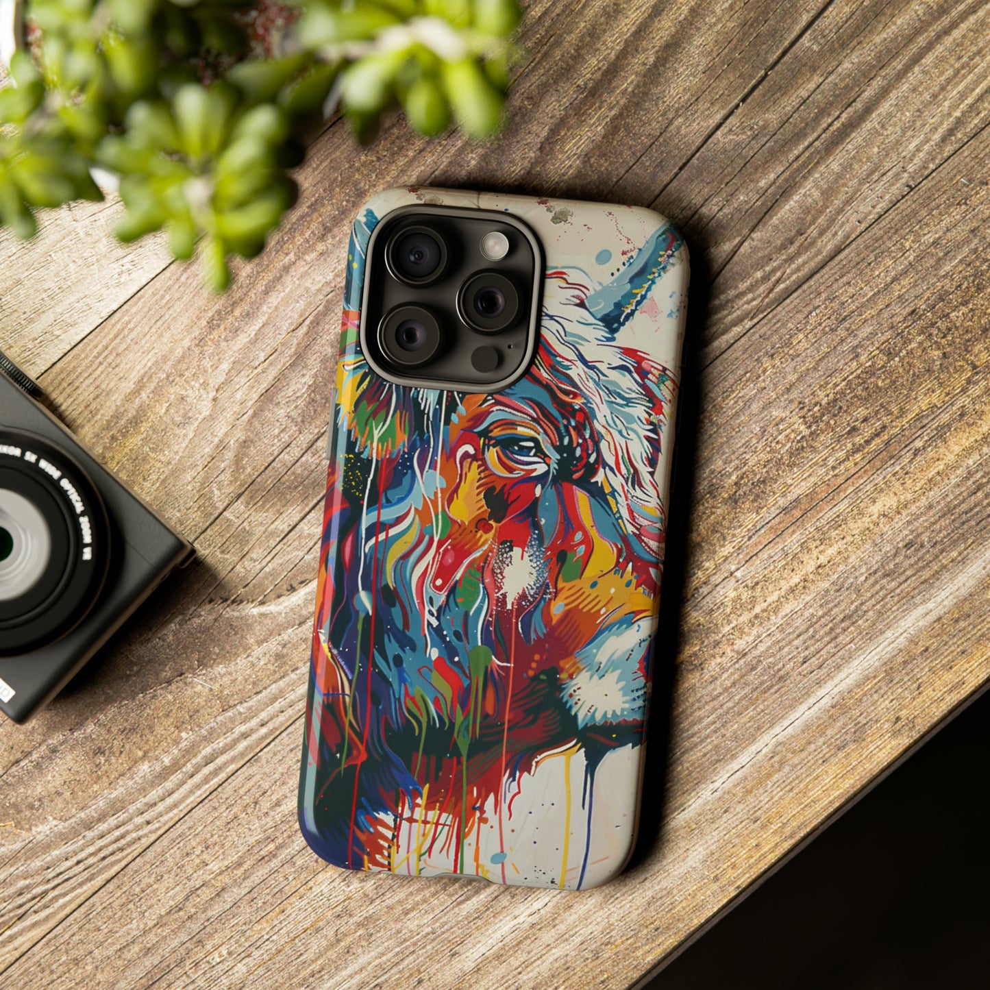 Whole Lotta Bull Abstract Phone Case