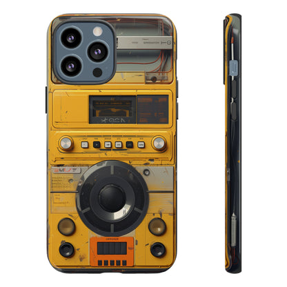 Cyberpunk Techno Gadget Walkman: Premium Phone Tough Case for iPhone, Samsung Galaxy, and Google Pixel