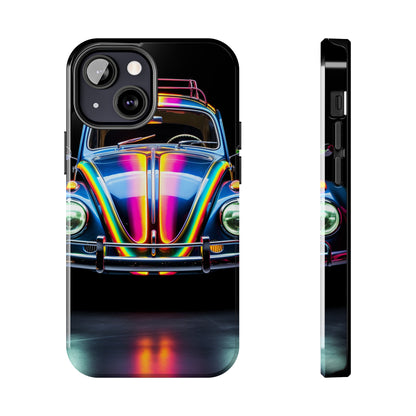 iPhone Case | Colorful Journeys: Psychedelic VW Bug iPhone Tough Case