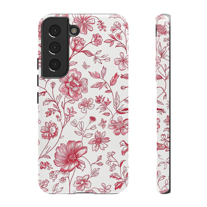 Pink Floral Wildflower Phone Case