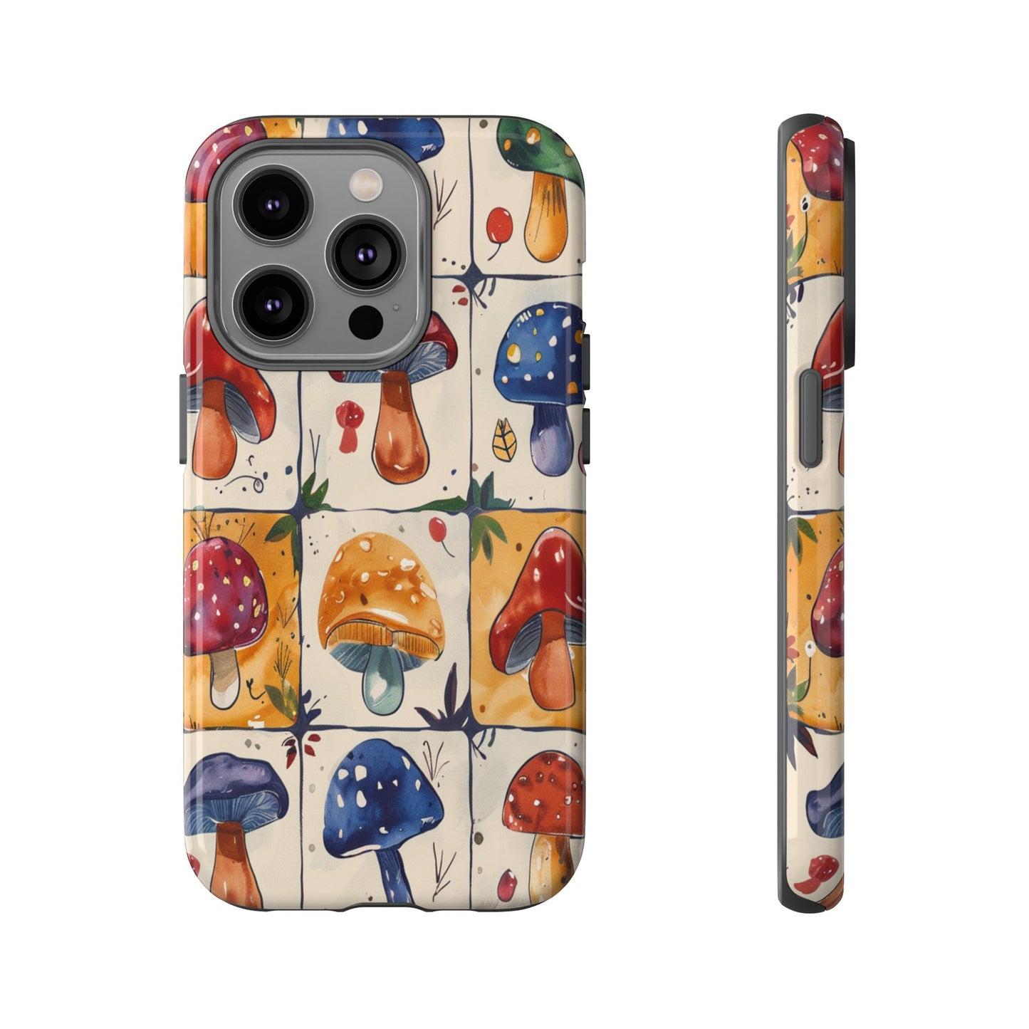 Trippy Magic Mushroom Toadstools Phone Case