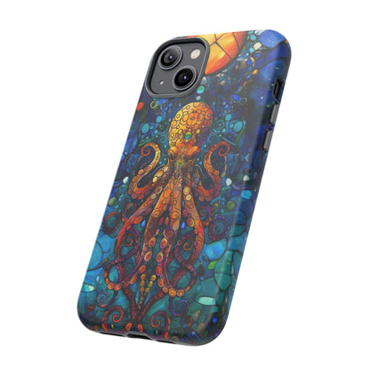 Octopus Stained Glass Undersea Magic Phone Case