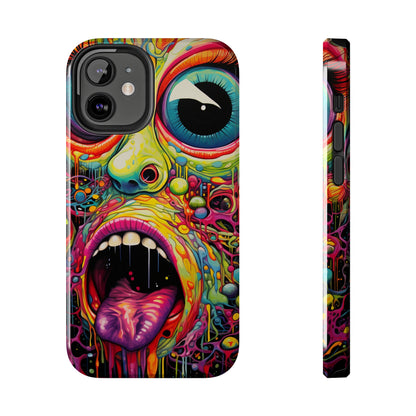 Trippy Hippie Acid Drop: Vibrant Swirls & Dazzling Colors | Tough iPhone Case