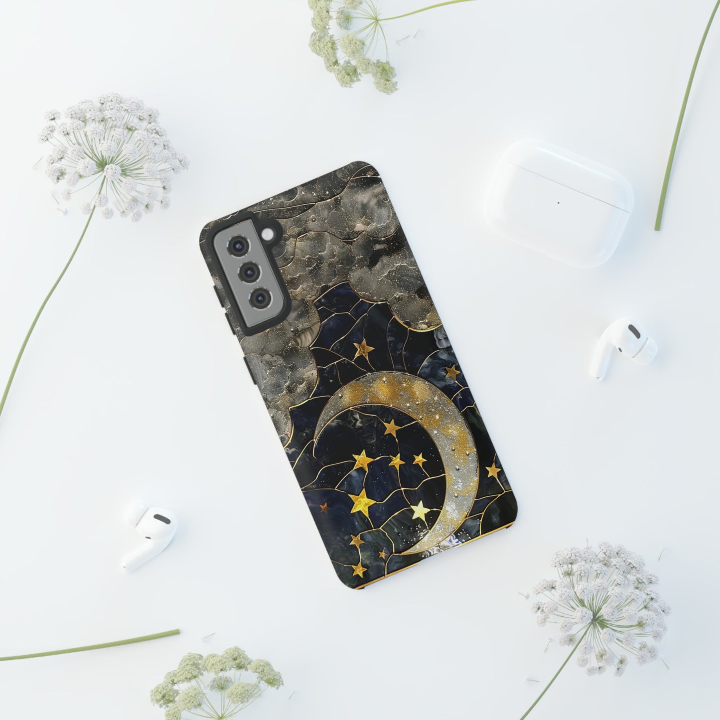 Celestial Season Stars and Moon Phone Case