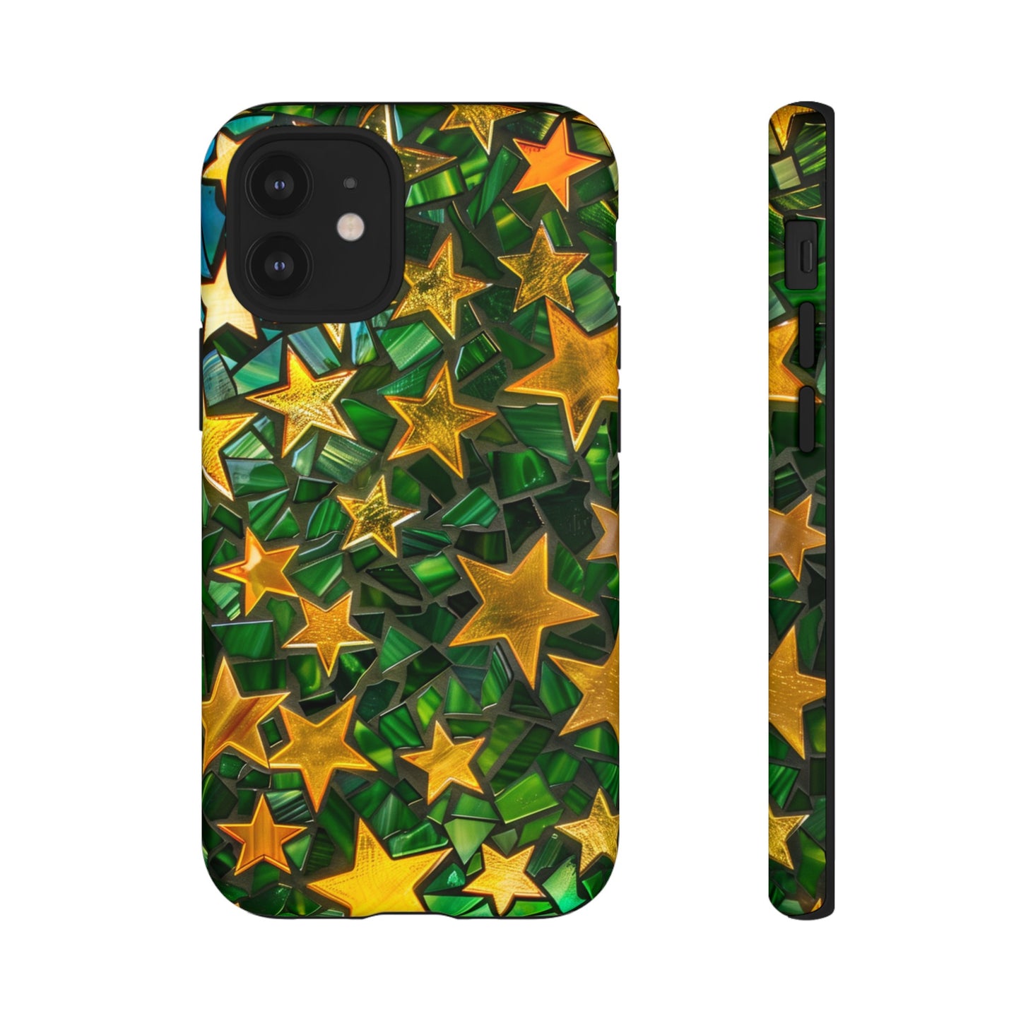 Green Celestial Stained Glass Mosaic Phone Case