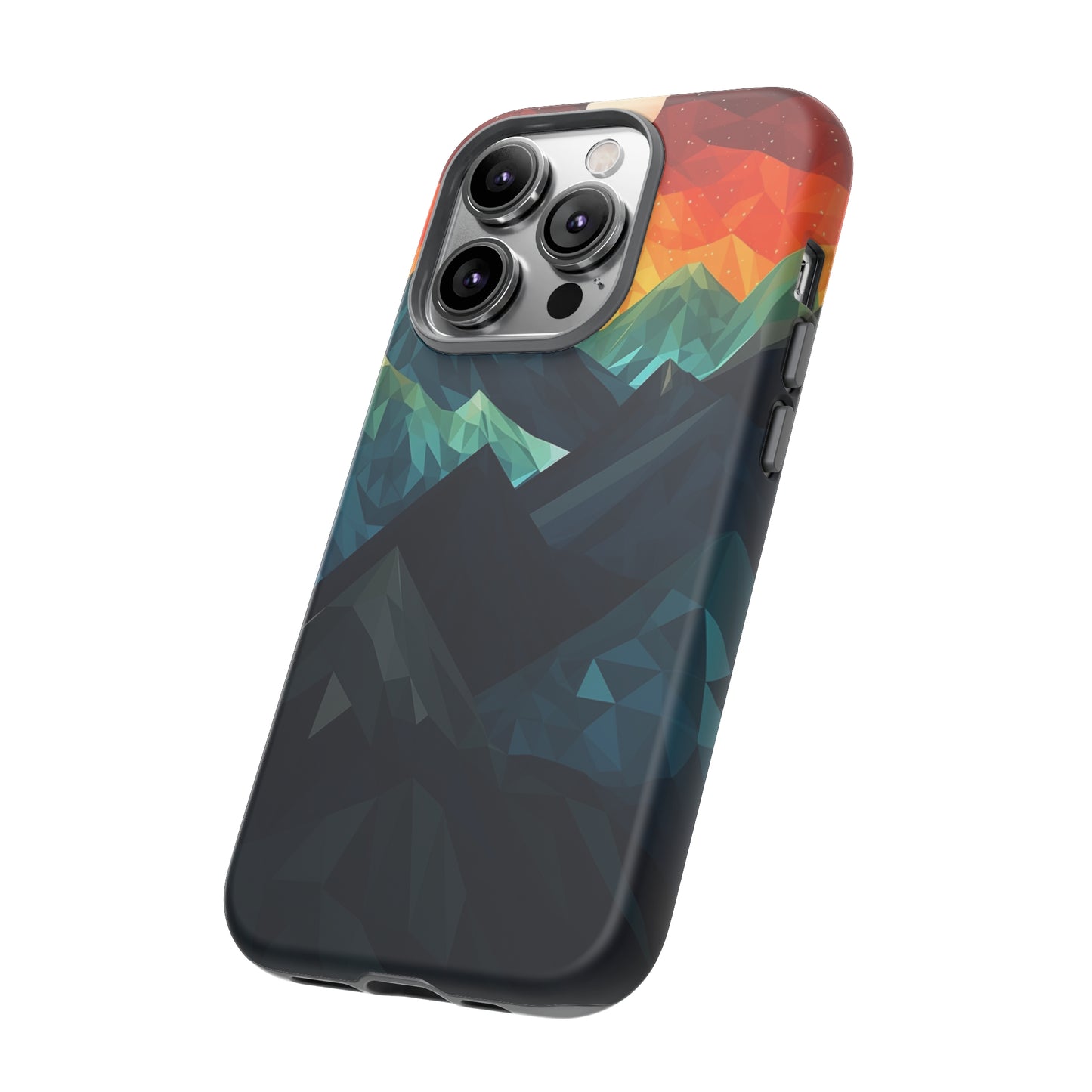 Mountain Abstract Tough Case | Embrace Nature's Beauty with a Durable Phone Case