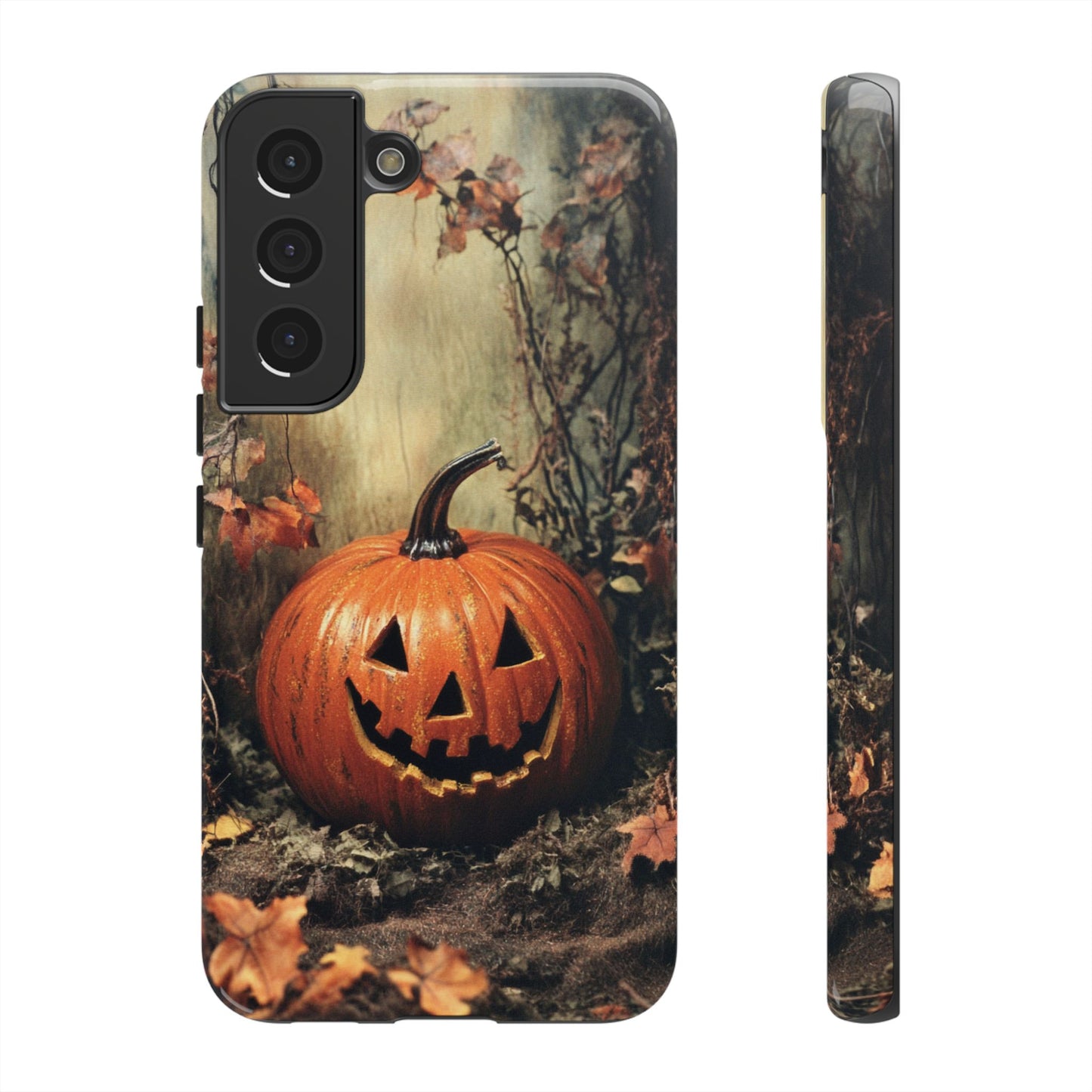 Vintage Style Halloween Jack-o'-Lantern Phone Cover