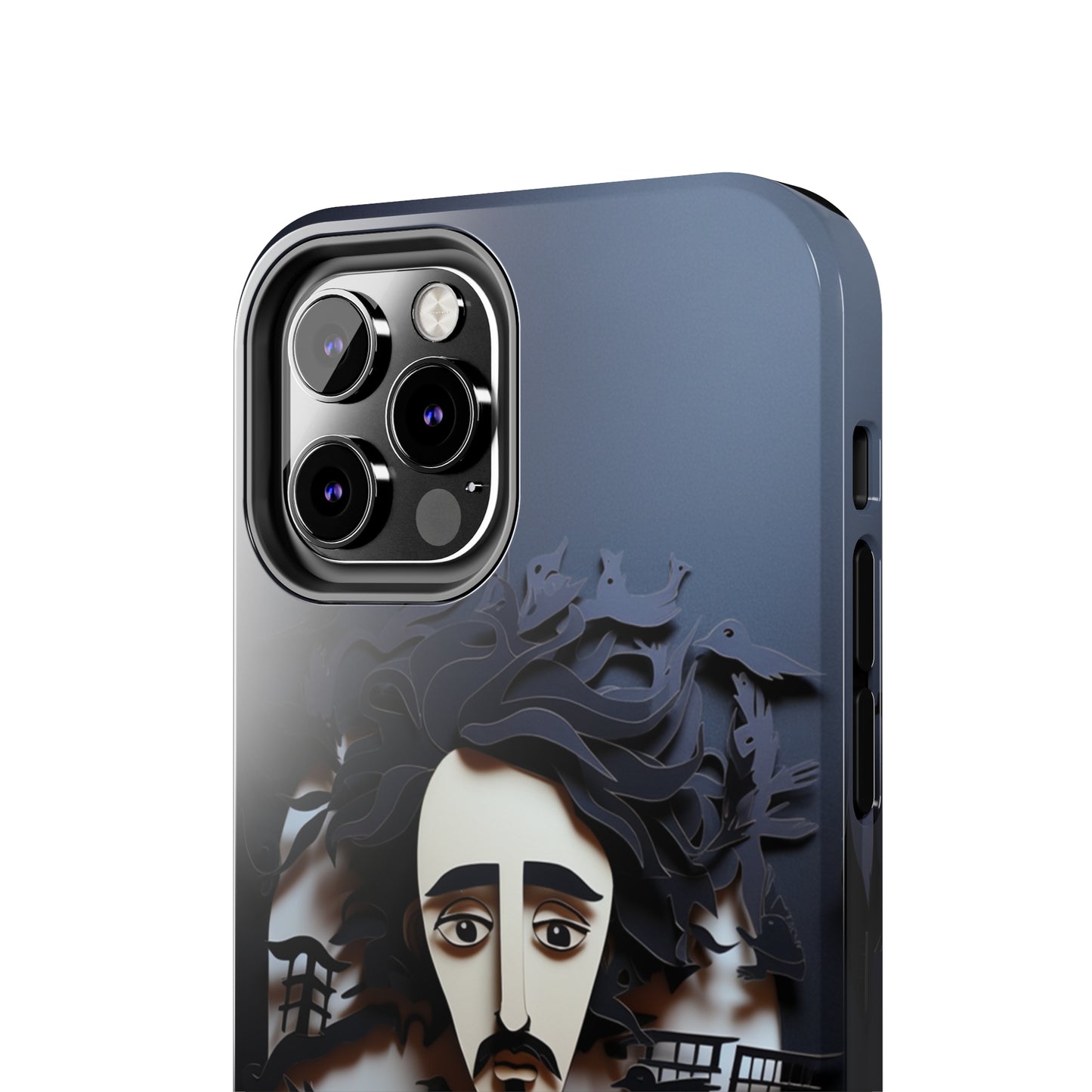 Edgar Allan Poe Gothic Halloween iPhone Case | Embrace the Dark Gothic Charm