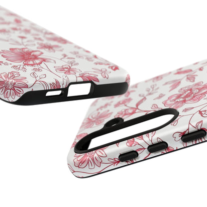 Pink Floral Wildflower Phone Case