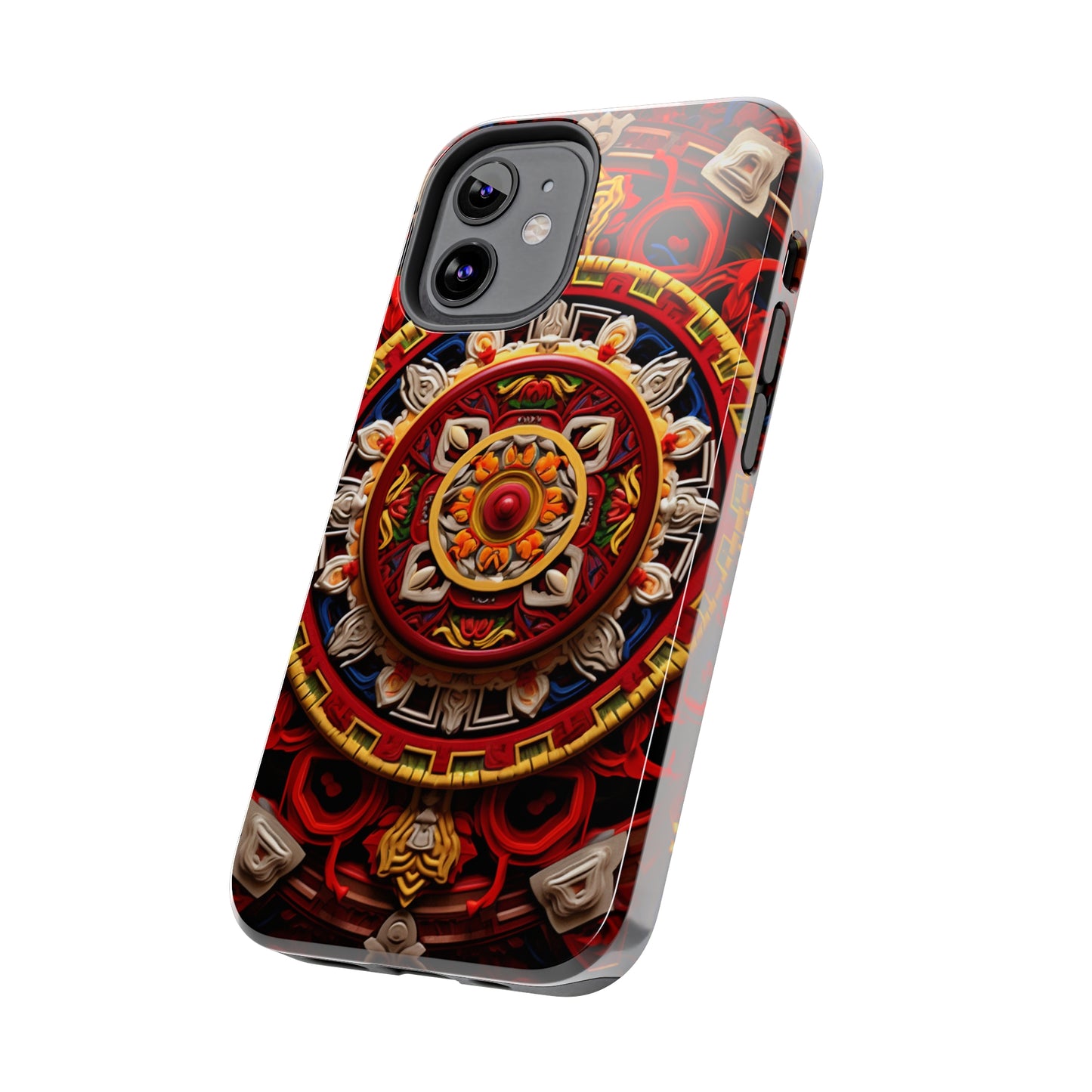 Mystical Visions: Psychedelic Tibet Mandala | Buddhist iPhone Case