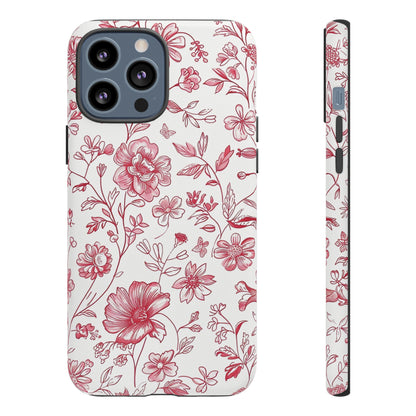 Pink Floral Wildflower Phone Case