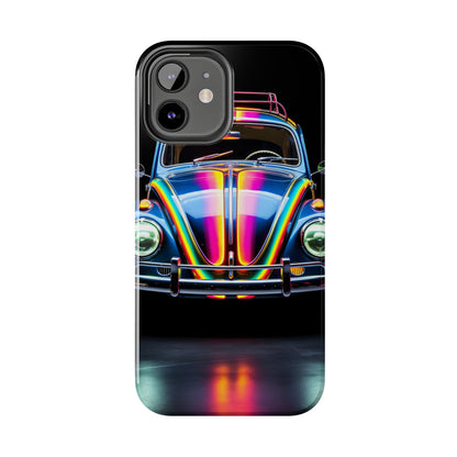 iPhone Case | Colorful Journeys: Psychedelic VW Bug iPhone Tough Case