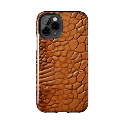 Faux Alligator Skin Textured look and style iPhone Case