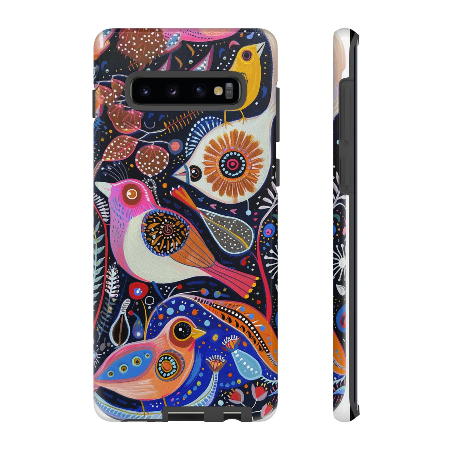 Mexican Style Bird Painting Phone Case