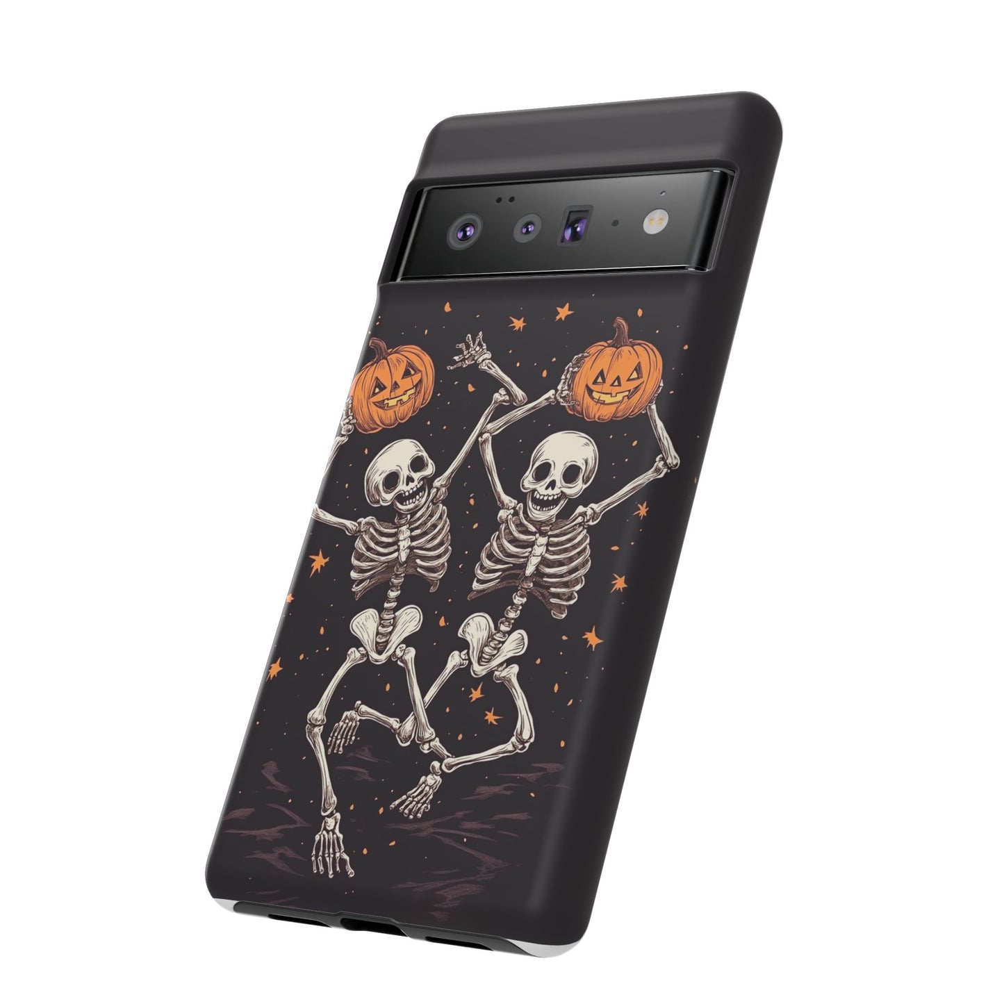 Dancing Skeletons with Jack-o'-Lanterns Phone Cover