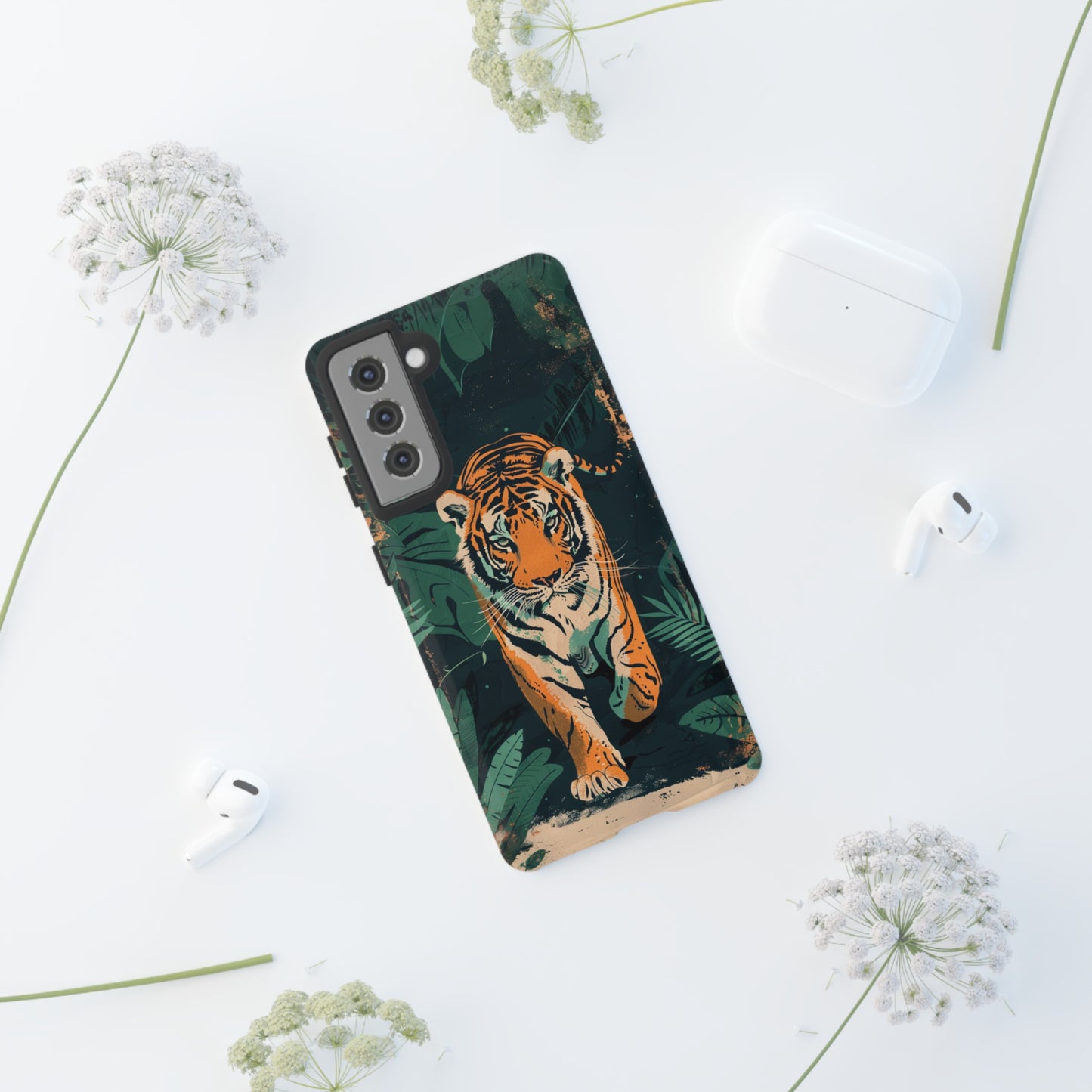 Retro Jungle Tiger Phone Case