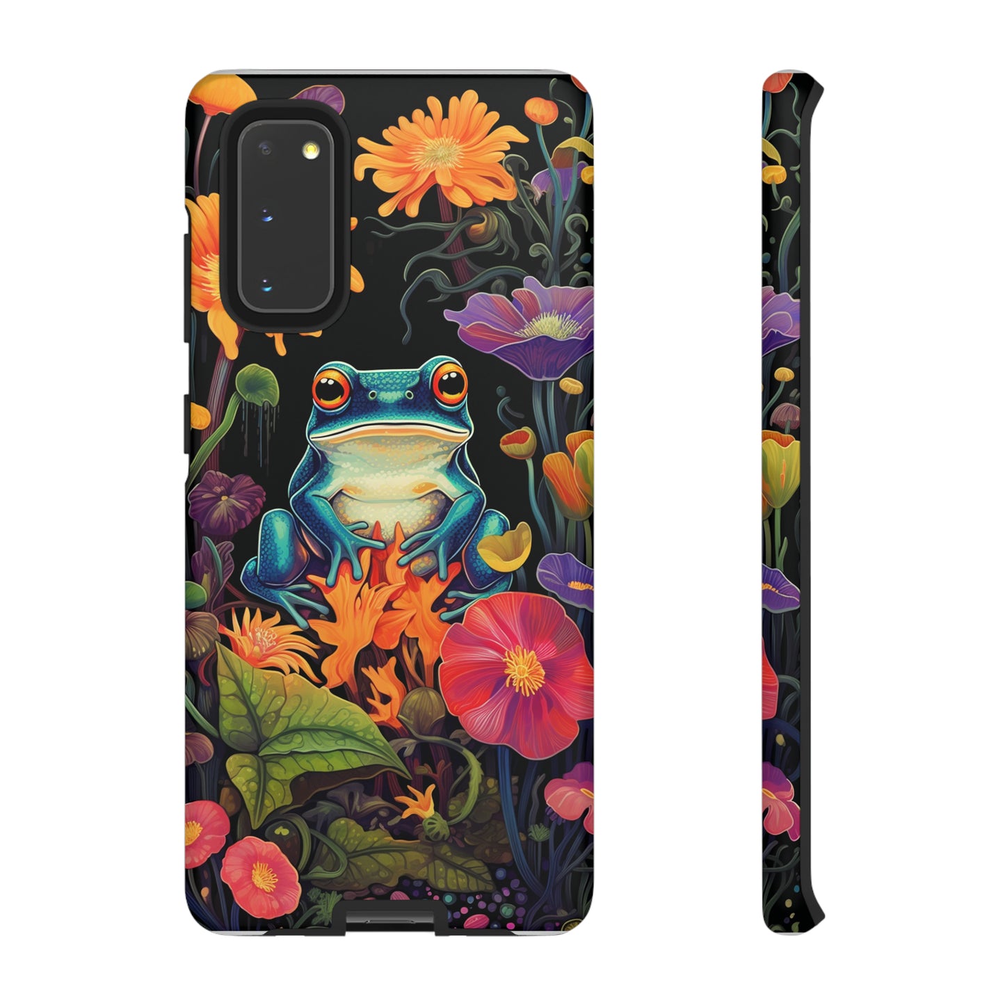 Floral Frogs Elegance Phone Case for Google Pixel, iPhone & Samsung Galaxy