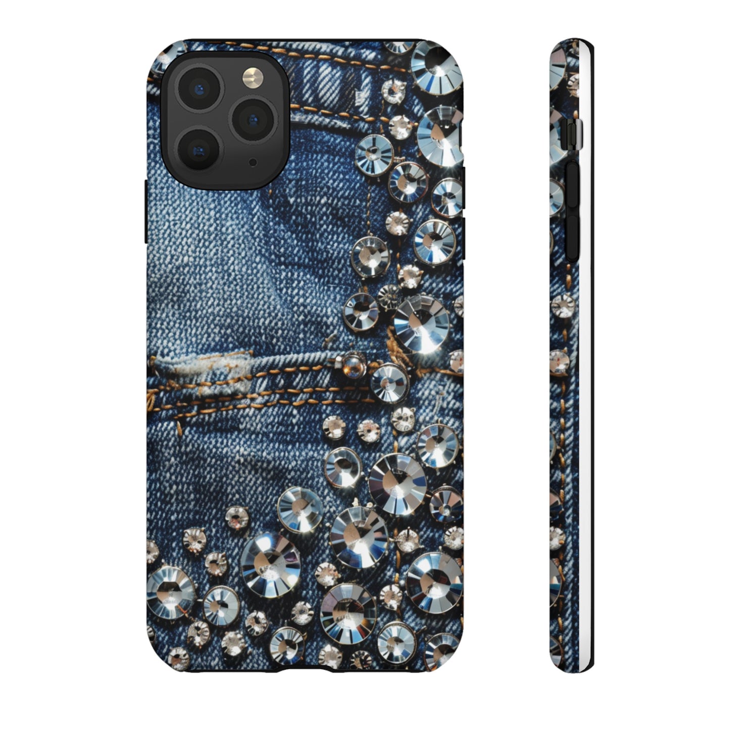 Blue Jean Queen Rhinestone Bling Phone Case