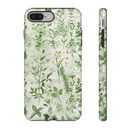 Floral Sage Green Wildflower Phone Case