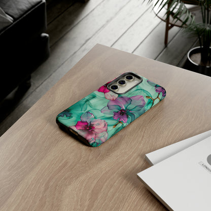 Watercolor Floral Orchids Phone Case