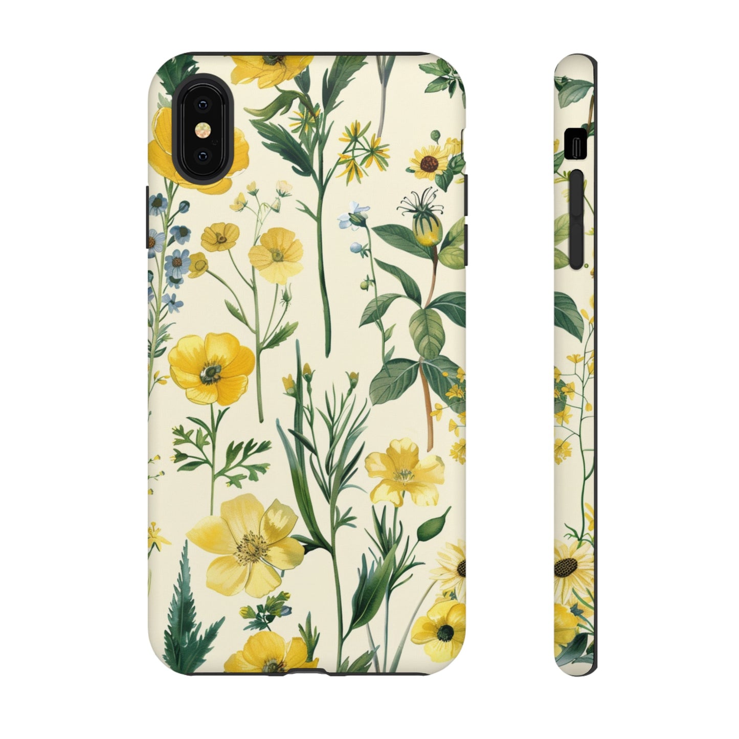 Floral Sage Yellow Wildflower Phone Case