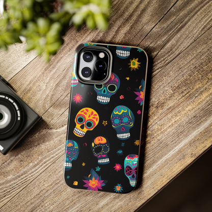 Sugar Skull iPhone Case | Day of the Dead Elegance for Apple iPhone Models