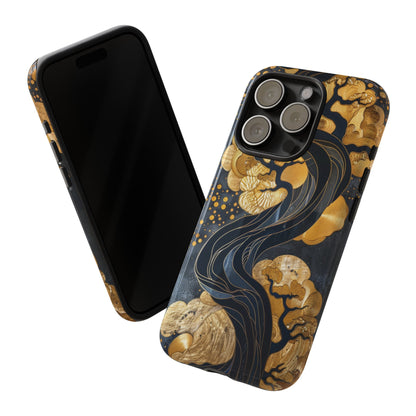 Gold and Silver Tree of Life Design Phone Case