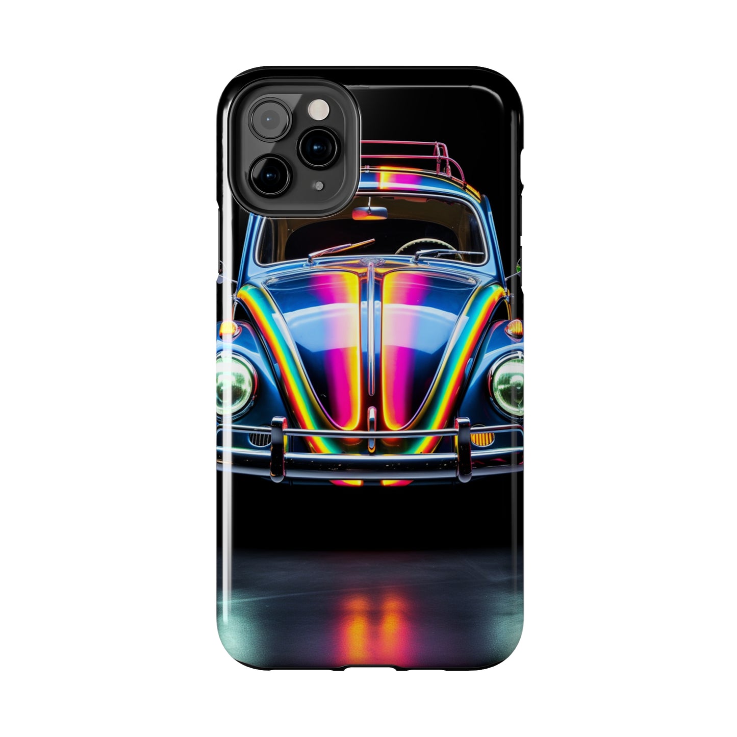 iPhone Case | Colorful Journeys: Psychedelic VW Bug iPhone Tough Case