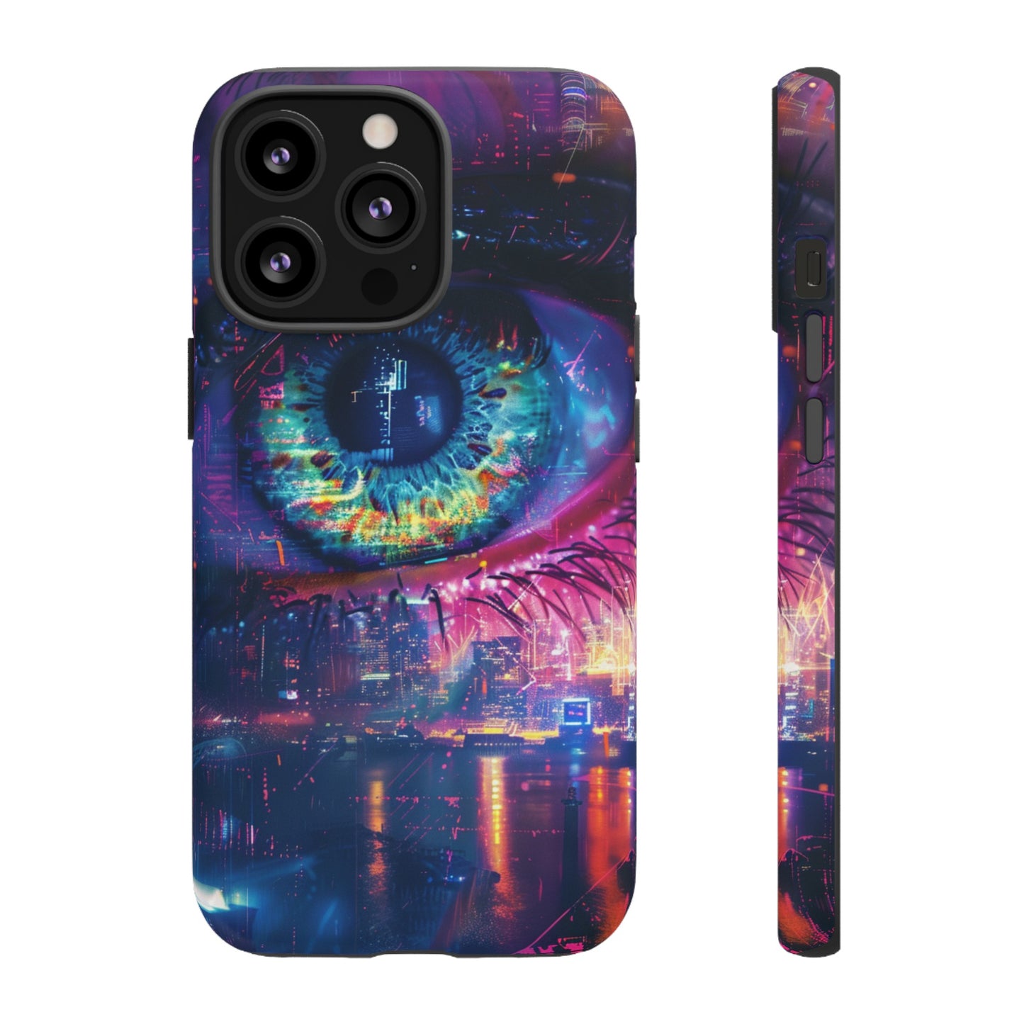 Eye of the Beholder Cyberpunk Art Phone Case