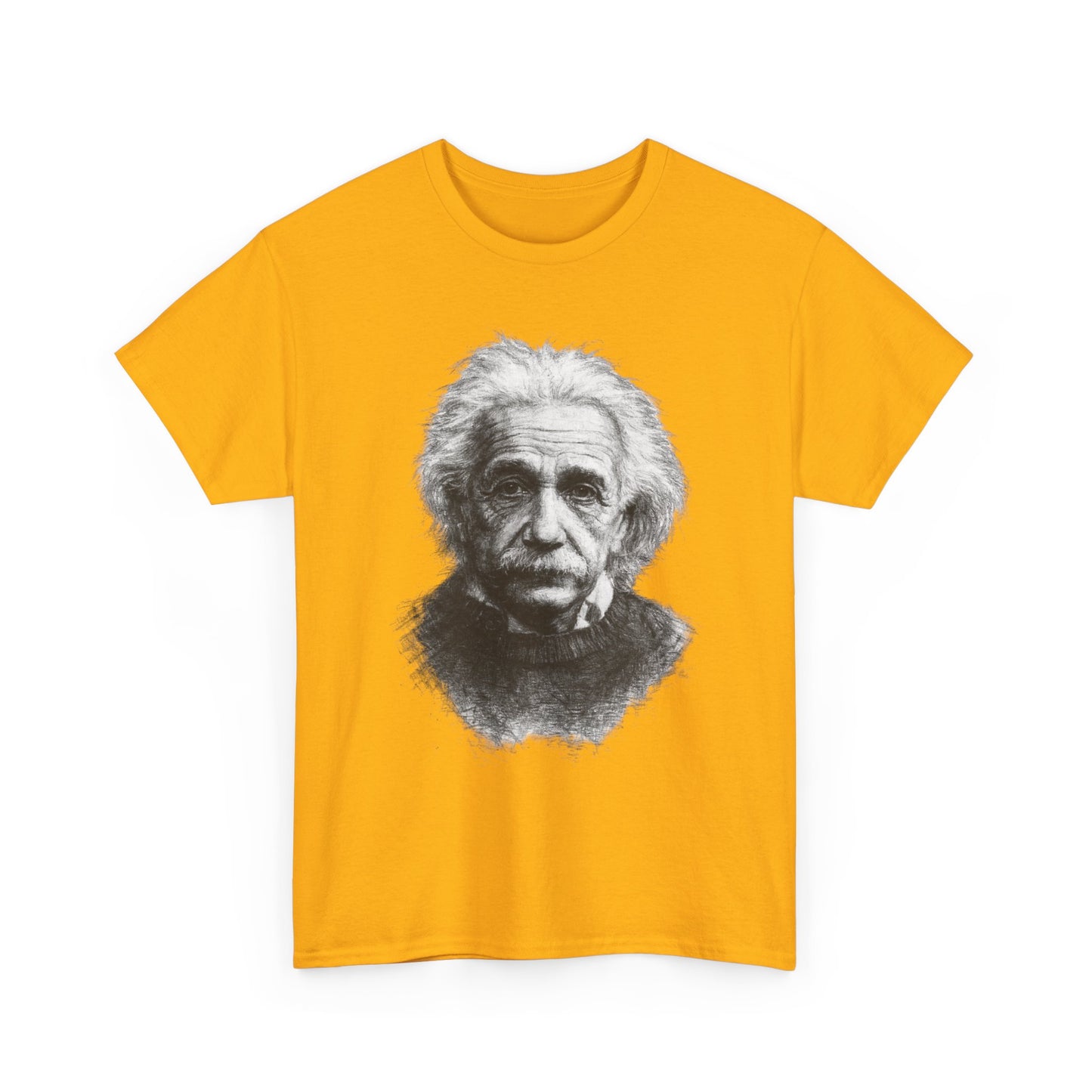 Albert Einstein Genius Physicist Retro Art T Shirt Iconic Science Graphic Tee
