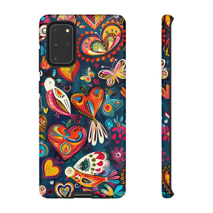 Bright Colorful Mexican Style Mural Painting Phone Case