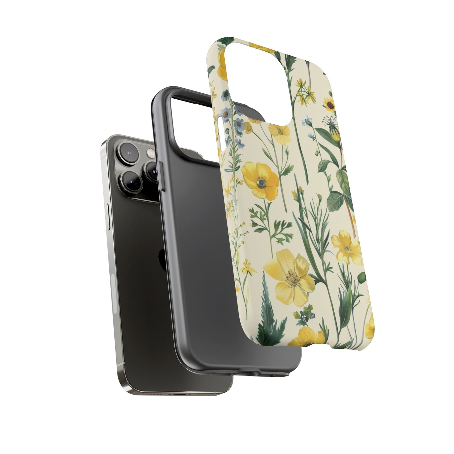 Floral Sage Yellow Wildflower Phone Case