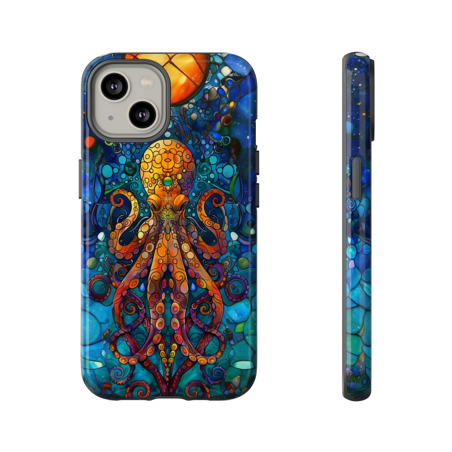 Octopus Stained Glass Undersea Magic Phone Case