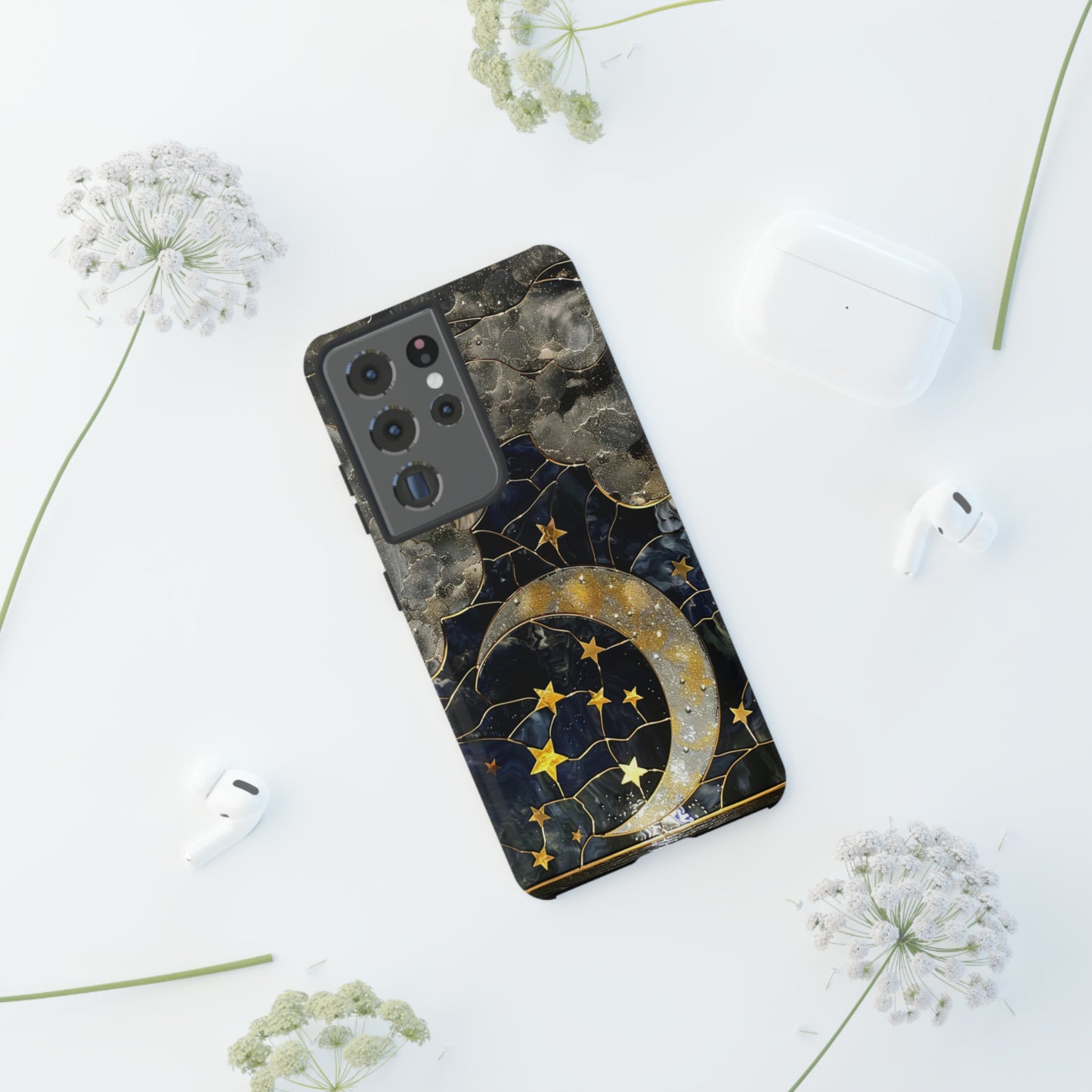 Celestial Season Stars and Moon Phone Case