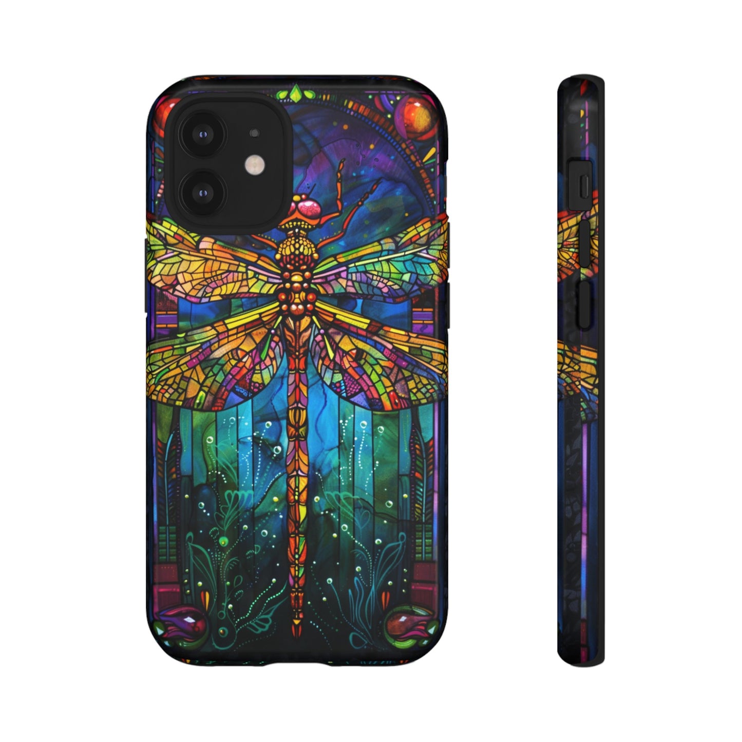 Art Deco Stained Glass Dragonfly Phone Cover