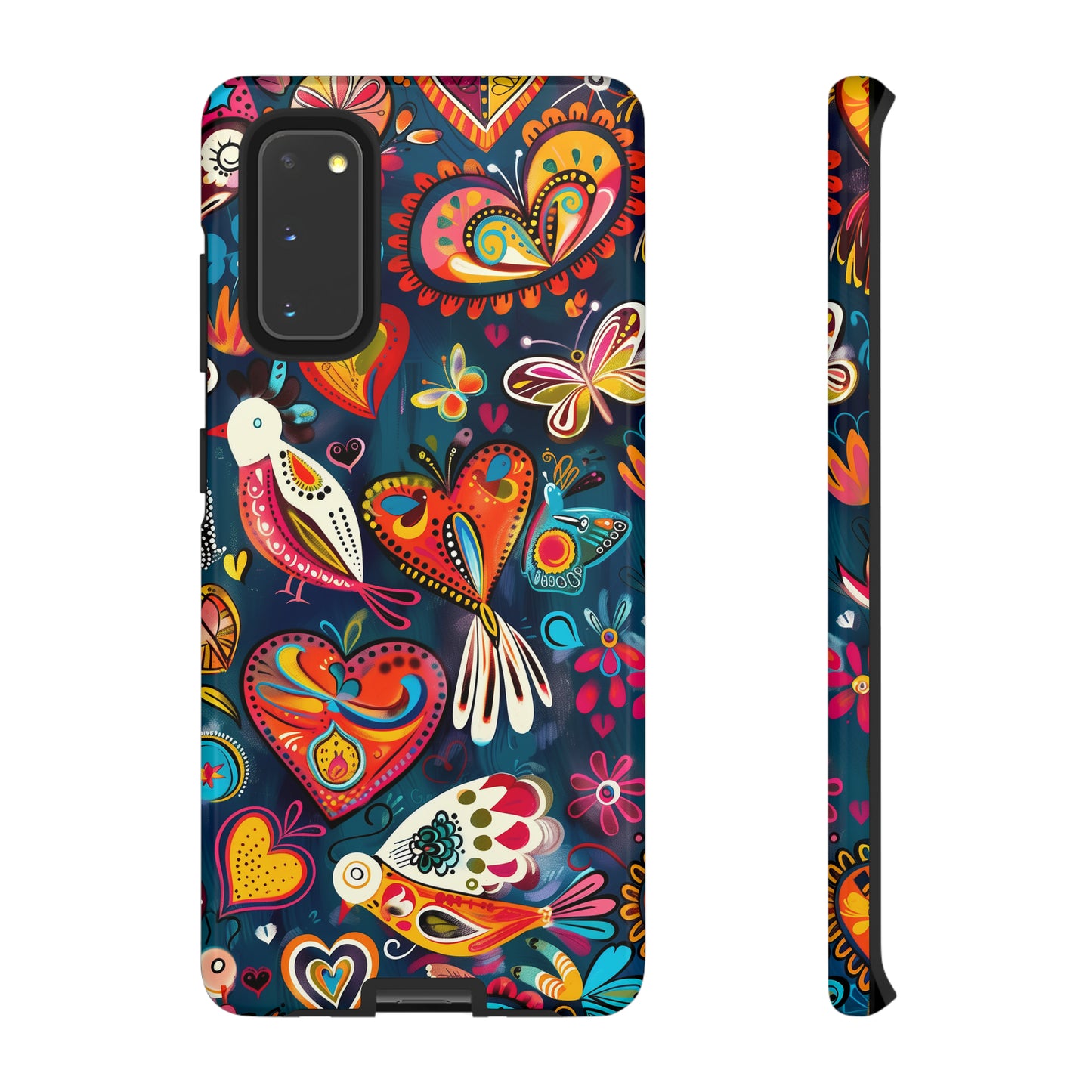 Bright Colorful Mexican Style Mural Painting Phone Case