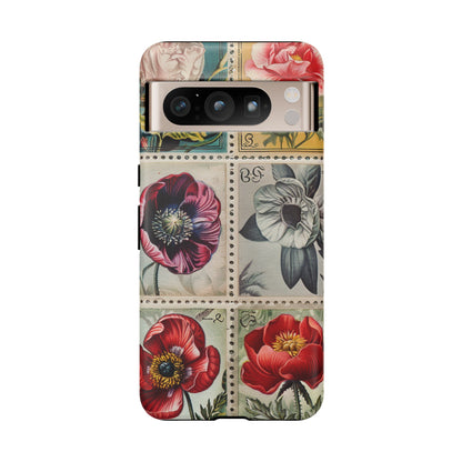 Vintage Floral Stamps Phone Case