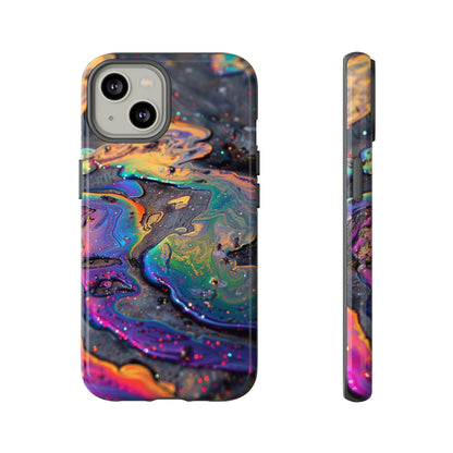 Opalescent Marbled Holographic Print Phone Case