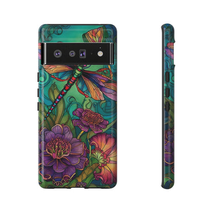 Art Nouveau Dragonfly - A Timeless Symbol of Elegance for Google Pixel, iPhone, and Samsung Cases