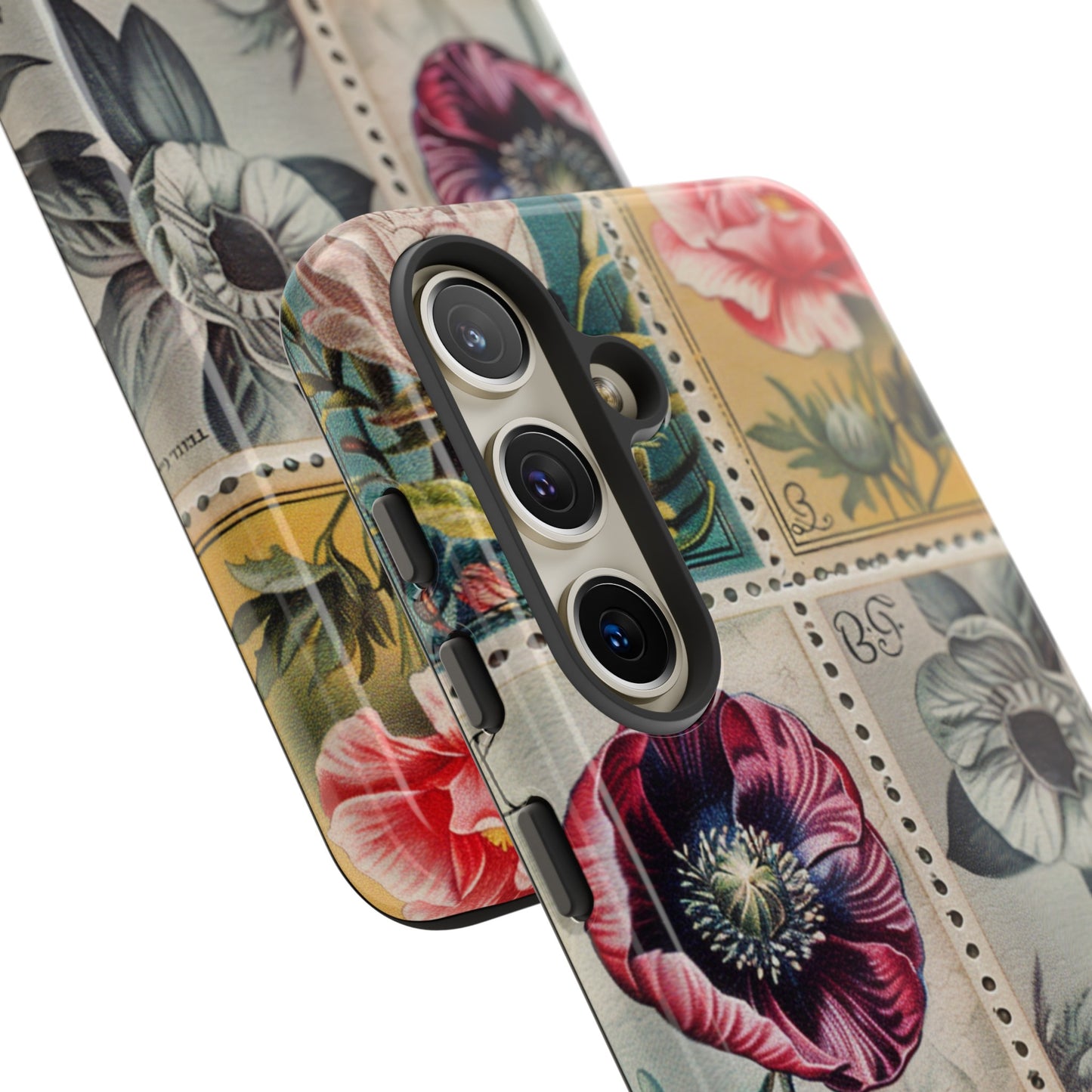 Vintage Floral Stamps Phone Case