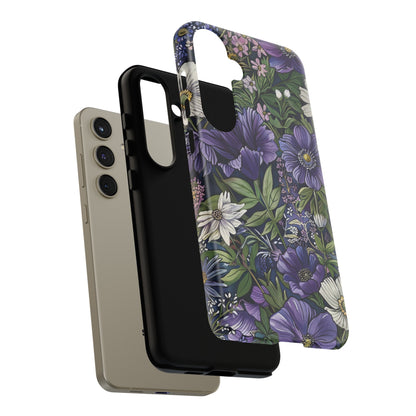 Floral Sage Purple Wildflower Phone Case