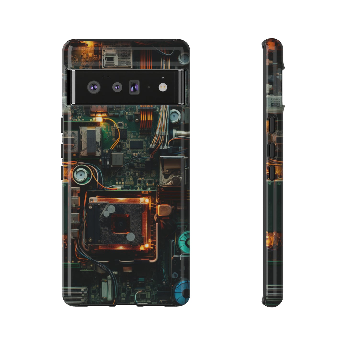 Circuit Board Themed Tough Phone Case