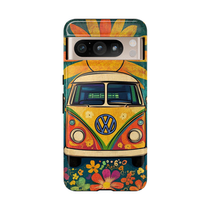 Custom phone case design with VW van for Google Pixel