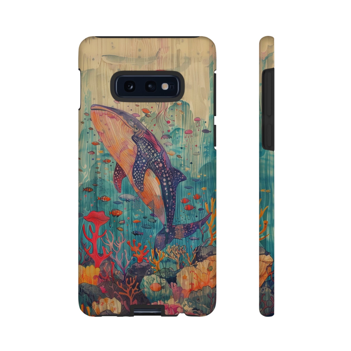 Whale Shark, Turtle, Manta Ray Phone Case