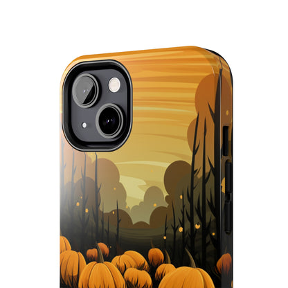 Halloween Fall Pumpkins iPhone Case | Embrace the Spooky Autumn Vibes