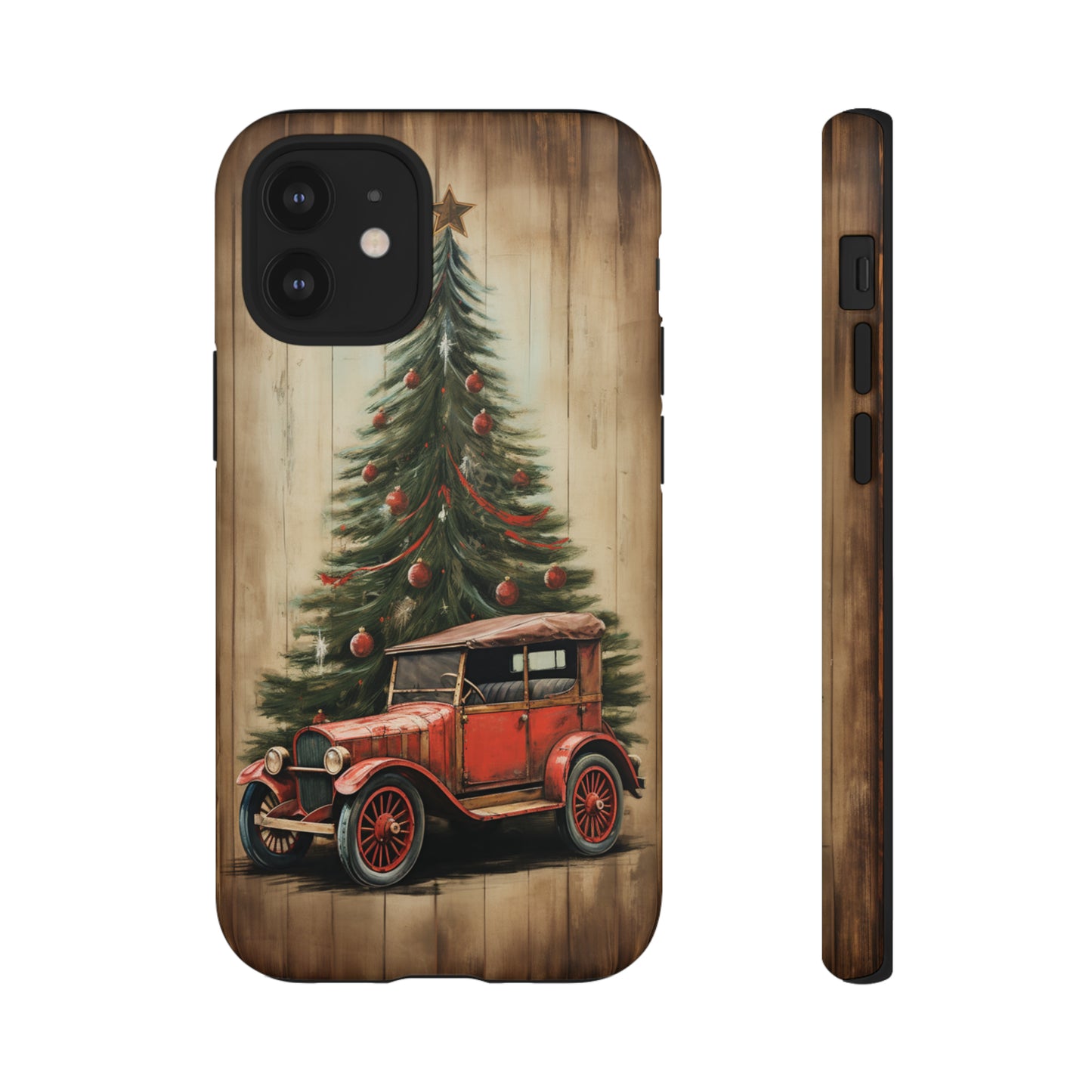 Classic Car Christmas Phone Case