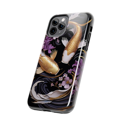 Graceful Flow: Koi Fish Inspired | Japanese Art Masterpiece iPhone Case